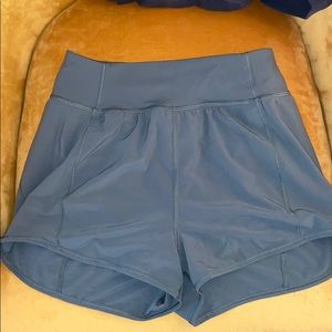 GREEN lululemon shorts